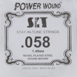 Cuerda Guitarra Eléctrica SIT .058PW