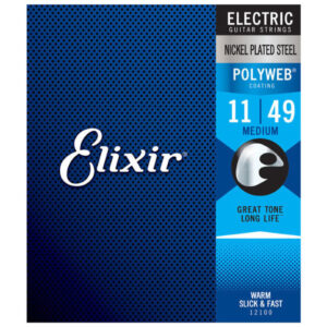 Juego Cuerdas Guitarra Eléctrica Elixir Polyweb 12100 (011-049)