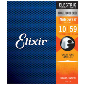 Juego 7 Cuerdas Guitarra Eléctrica Elixir Nanoweb 12074 (010-059)