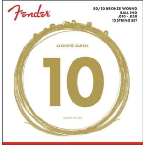 Juego Fender Acústica 12 Cuerdas 80/20 Bronze 70-12L (010-050)