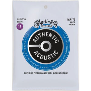 Juego Cuerdas Guitarra Acústica Martin MA-175 Bronce 80/20 011-052