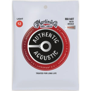 Juego Cuerdas Guitarra Acústica Martin MA-140T Lifespan 80/20 012-054