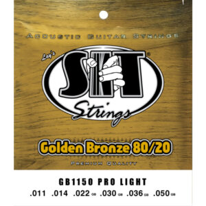 Juego Cuerdas Guitarra Acústica SIT Golden Bronze GB1150 011-050