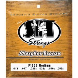 Juego Cuerdas Guitarra Acústica SIT Phosphor Bronze P1356 013-056