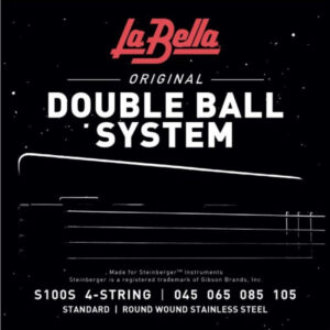 Juego La Bella Bajo Double Ball Bass Standard S100S (045-105)
