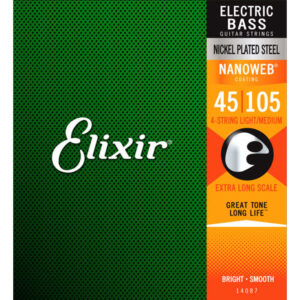 Juego Cuerdas Bajo Elixir Nickel 14087 (45-105) XL