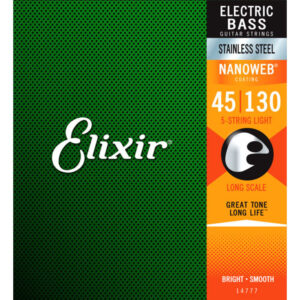Juego 5 Cuerdas Bajo Elixir Stainless Steel 14777 (45-130)