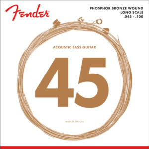 Juego Bajo Acústico Fender 8060 Phosphor Bronze 45-100