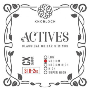 Cuerda 2ª Knobloch Clásica Actives CX Carbon Medium Tension 302ACX