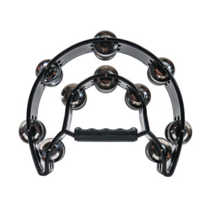 Pandereta Media Luna Doble Bocheli TAM-20BK Negra