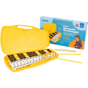 Carrillón Percussion Plus Workshop KB13 Amarillo 25 Teclas Cromadas/Ne