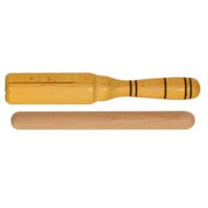 Güiro Tipo Agogo Goldon Madera Amarillo 33142