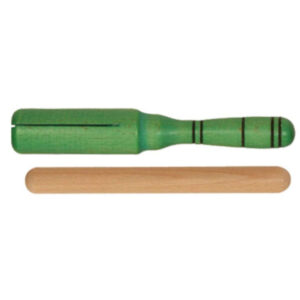 Güiro Tipo Agogo Goldon Madera Verde 33146