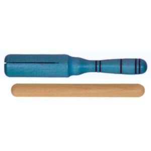 Güiro Tipo Agogo Goldon Madera Azul 33148