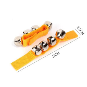 Muñequera Con Cascabeles Goldon 33402 Amarilla