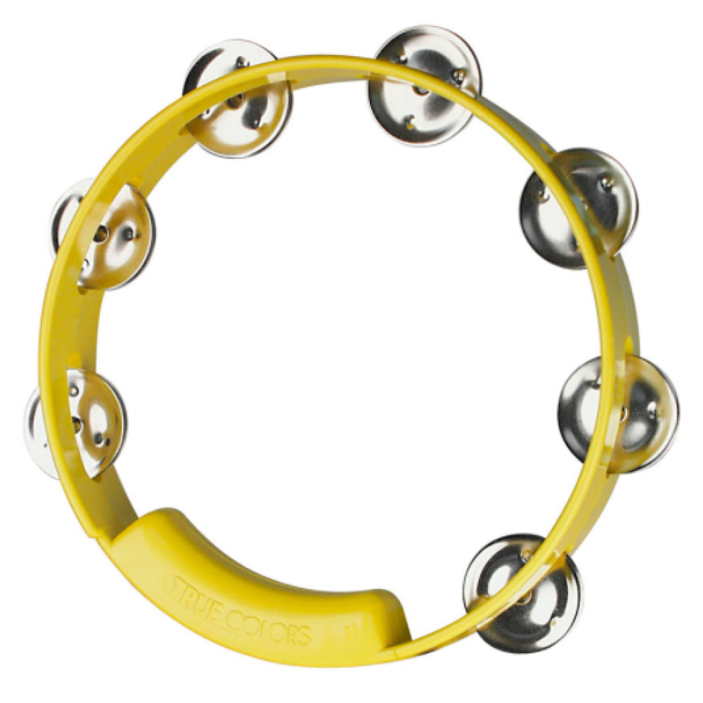 Pandereta Rhythm Tech True Colors Amarilla TC4050