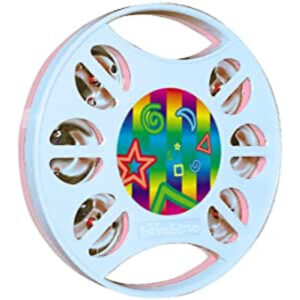 Pandereta Rhythm Tech Tambino Azul Rosa RT1500