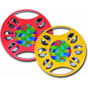 Pandereta Rhythm Tech Tambino Naranja Verde RT1510