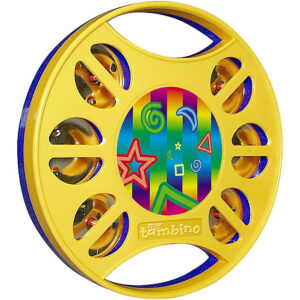 Pandereta Rhythm Tech Tambino Azul Amarilla RT1541