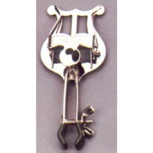 Atril de Marcha Trompeta Obrac 1216 Con Pinza Níquel