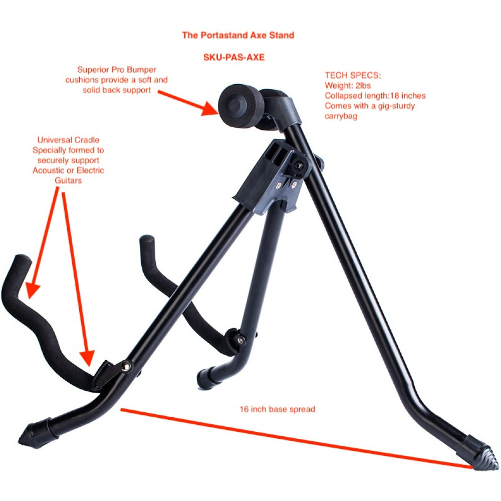 Soporte Guitarra Portastand Axe PAS-AXE - Imagen 2