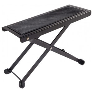 Banquito Apoya Pie TAY-E Niquelado Negro TE-2004