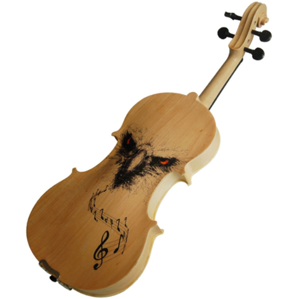 Violín 1/4 Kinglos HSHB-011 Decorado - Imagen 2