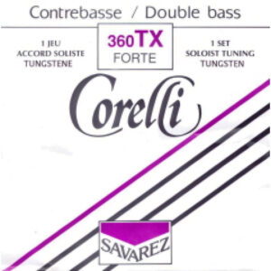 Juego Contrabajo Corelli 360-TX Tungsteno