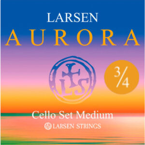Juego Cuerdas Cello Larsen Aurora 3/4
