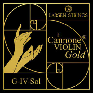 Cuerda 4ª Violín Larsen il Cannone Gold Media