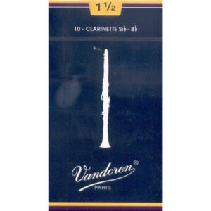 Caja 10 Cañas Clarinete Vandoren Tradicional 4 caja azul