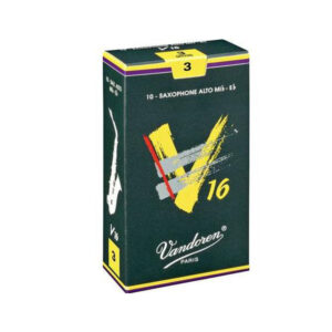 Caja 5 Cañas Saxo Tenor Vandoren V-16 3 caja verde oscuro