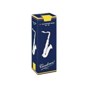 Caja 5 Cañas Saxo Tenor Vandoren Tradicional 1 caja azul
