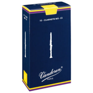 Caja 10 Cañas Requinto Vandoren Tradicional 3 caja azul