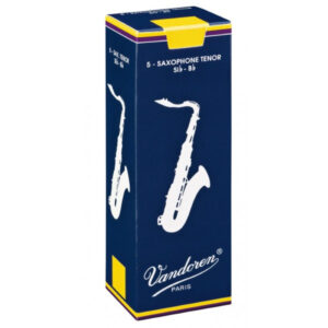 Caja 5 Cañas Saxo Barítono Vandoren Tradicional 2 azul