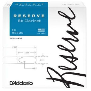 Caja 10 Cañas Clarinete Organic Reserve by D'Addario 3½