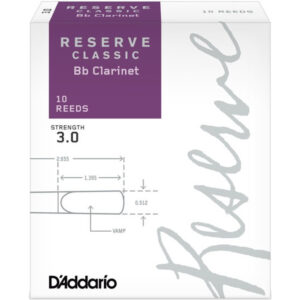 Caja 10 Cañas Clarinete Organic Reserve Classic by D'Addario 3