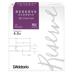 Caja 10 Cañas Clarinete Organic Reserve Classic by D'Addario 4