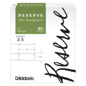 Caja 10 Cañas Saxo Alto Organic Reserve by D'Addario 2½