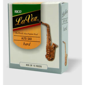 Caja 10 Cañas Saxo Alto La Voz by D'Addario Med/Dura