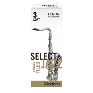 Caja 5 Cañas Saxo Tenor Select Jazz by D'Addario 3 Suave Filed