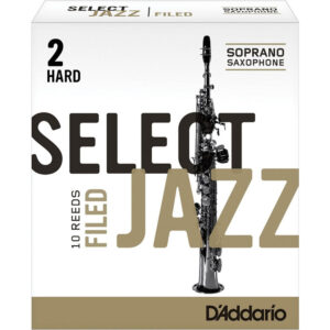 Caja 10 Cañas Saxo Soprano Select Jazz by D'Addario 2 Dura Filed