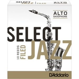 Caja 10 Cañas Saxo Alto Select Jazz by D'Addario 3 Dura Filed