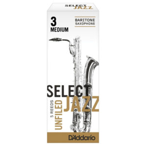 Caja 5 Cañas Saxo Barítono Select Jazz by D'Addario 3 Dura Filed