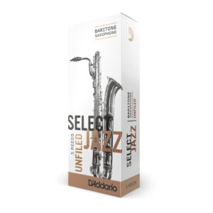 Caja 5 Cañas Saxo Barítono Select Jazz by D'Addario 3 Suave UnFiled