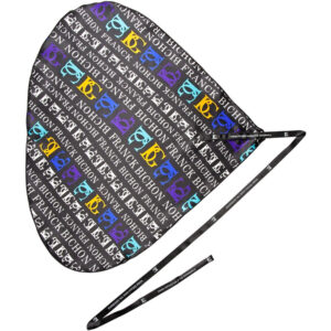 Pañuelo Seda Pura 100% BG Cuerpo Flauta Travessera A-32FS1