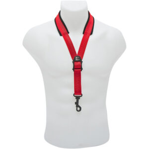 Cordón Saxo BG S-19M Ancho Al Cuello Rojo