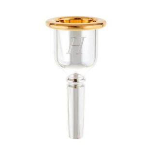 Boquilla Tuba Denis Wick Heritage 3186-2L Plateada y Dorada