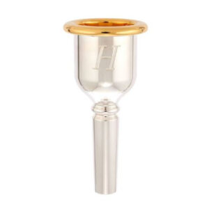 Boquilla Tuba Denis Wick Heritage 3186-2.5CC Plateada y Dorada