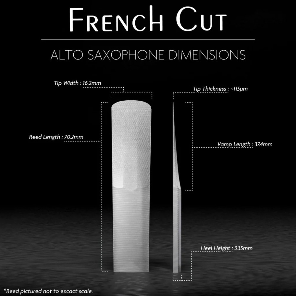 Caña Saxo Soprano Legere French Cut 3½ - Imagen 2